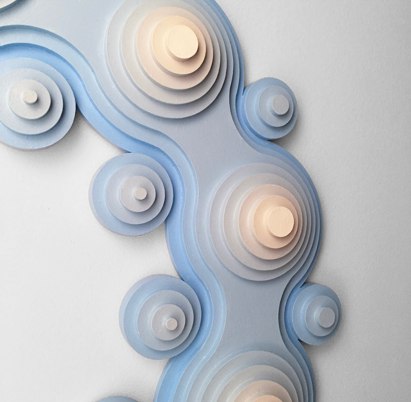 Cloud Wreath, Wall Sculpture