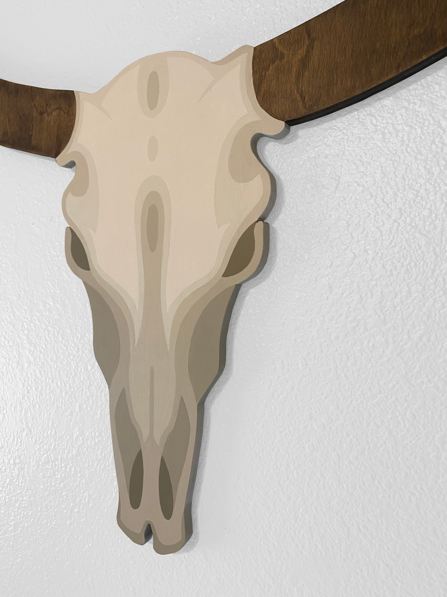 Longhorn, Hand-Shaped Wood