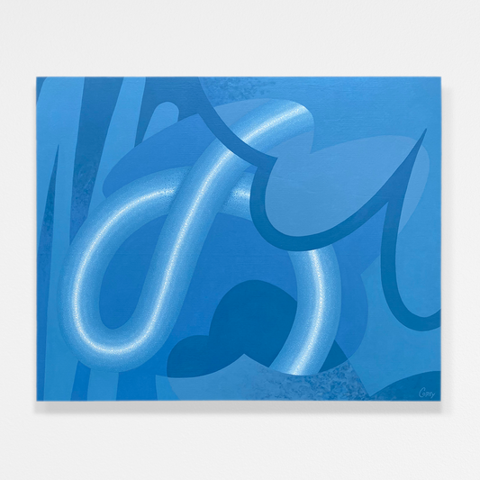 Abstract Cloud Painting - Set In Motion - 16x20 Artwork